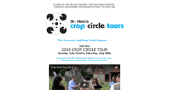 Desktop Screenshot of cropcircletours.com